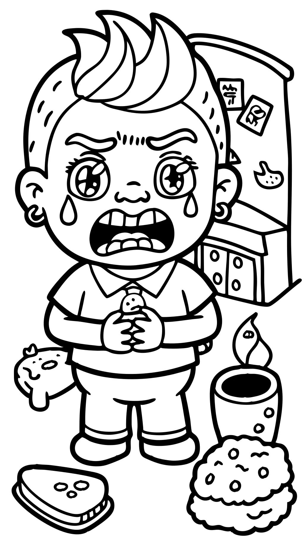 disgust coloring pages